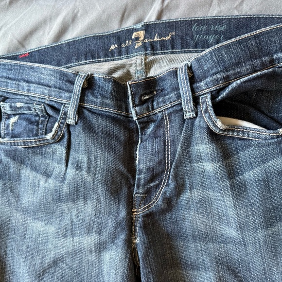 Y2k 7 For All Mankind Bootcut Jeans Vintage Early‑2000s • Mid‑Rise - Picture 11 of 14